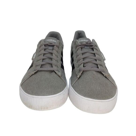 ADIDAS Daily 3.0 Mens Sport Skateboard Gray Sneakers - Size: 11